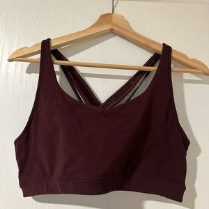 Athleta Wine Sports Bra